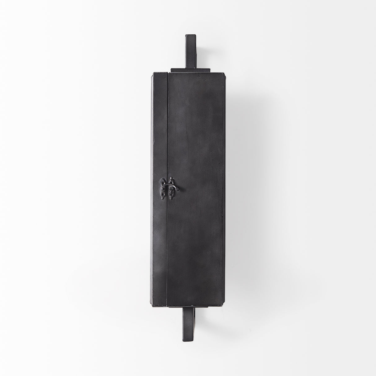 Hagar Rectangular Large Industrial Wall Clock from Mercana - Luna Furniture