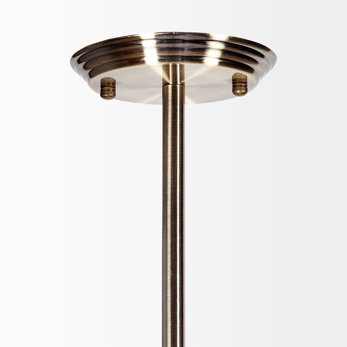 Desousa II (33.9"L x 8.8"W x 28"H) Champagne Metal Multi-Arm Three Light Chandelier from Mercana - Luna Furniture