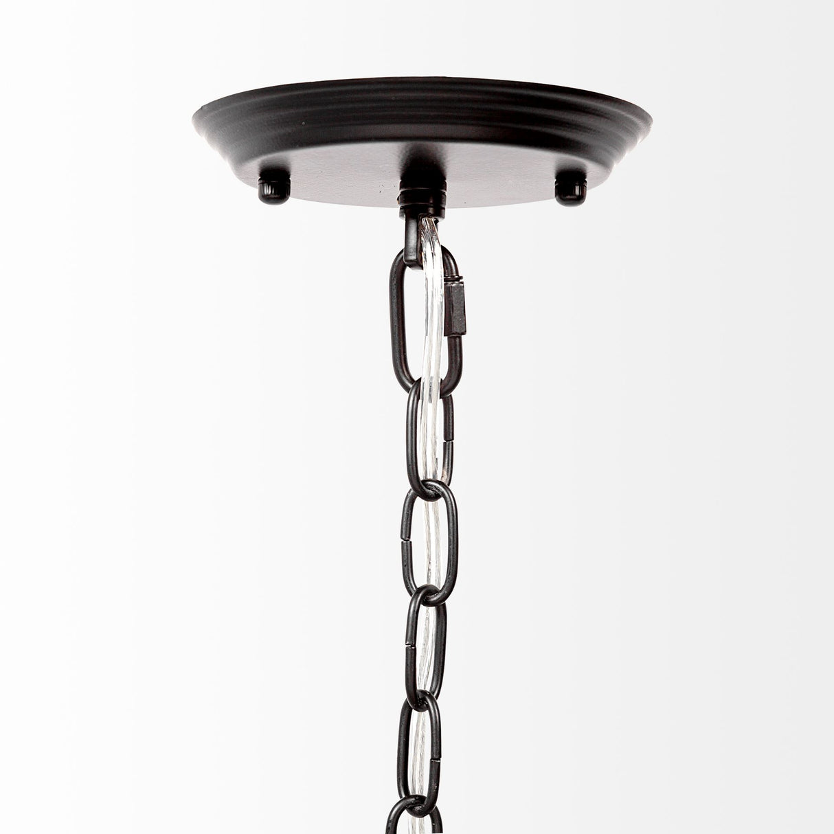Decamp I (47.2"x36.2") Black Metal Chassis Glass Tube Twelve Light Chandelier from Mercana - Luna Furniture