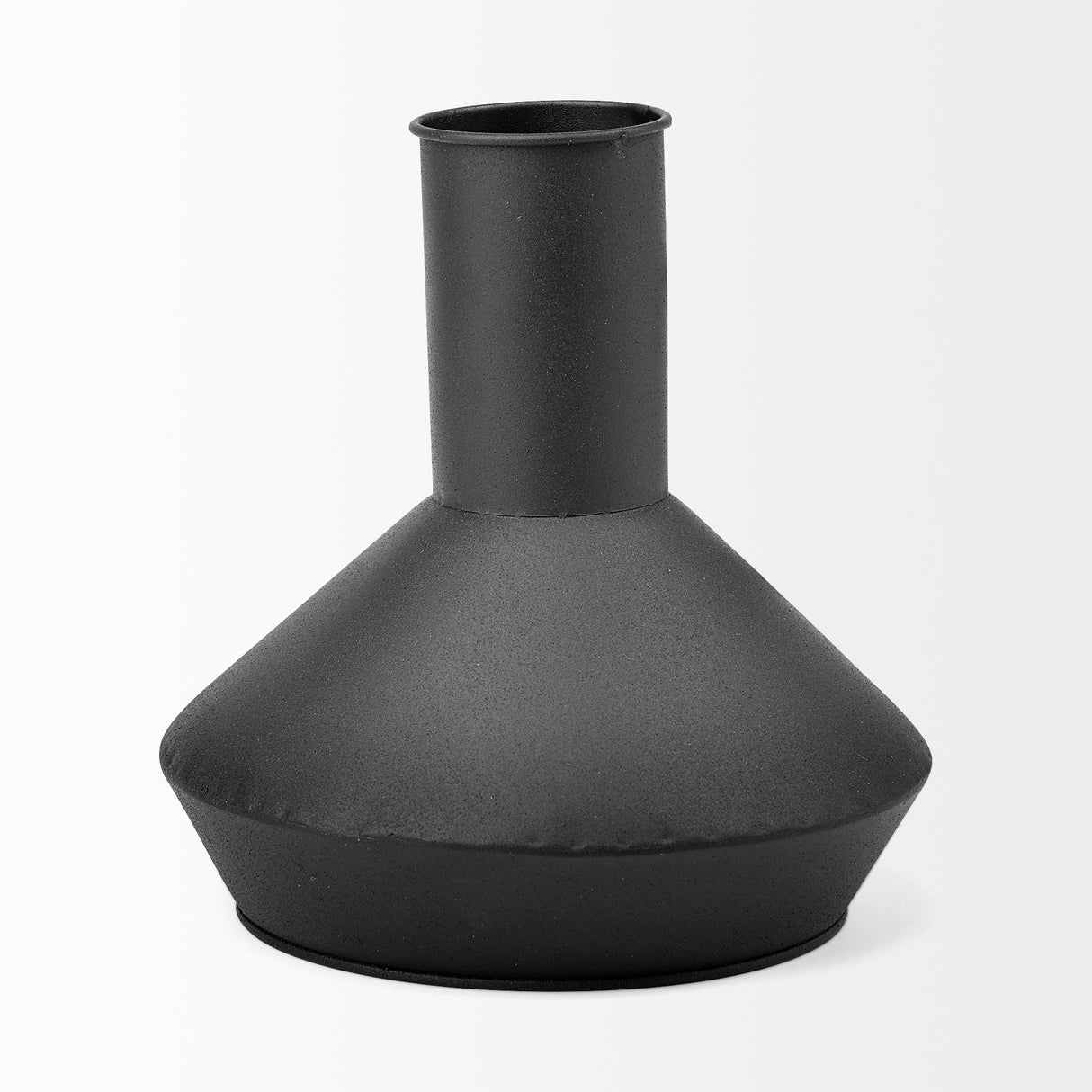Emily I 8L x 8W Black Metal Decorative Jug from Mercana - Luna Furniture
