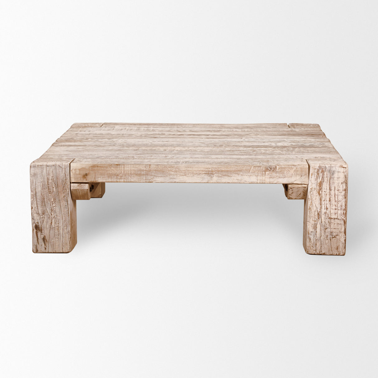 McArthur 48x48 Square Reclaimed Solid Wood Coffee Table from Mercana - Luna Furniture