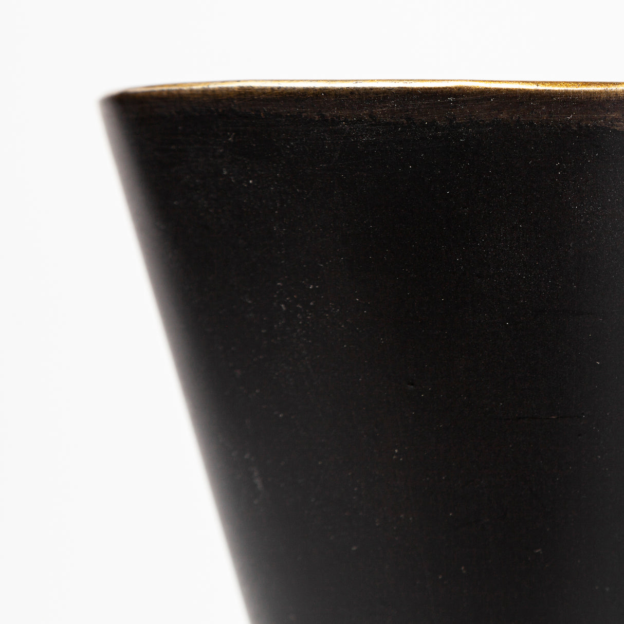 Eris II 7.3x12.6 Black Metal w/Gold Accent Double-Cone Wall Sconce from Mercana - Luna Furniture