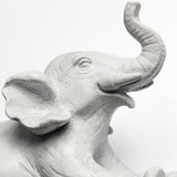 Maynard Set of 2 White Elephant Wall Decorations from Mercana - Luna Furniture