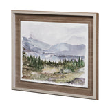 Overcast Reservoir II by Ethan Harper Hand Embellished Textured Framed Art Print Matted under Glass from Mercana - Luna Furniture