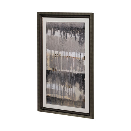 Tectonic I by Albena Hristova a Hand Embellished Textured Framed Art Print Matted under Glass from Mercana - Luna Furniture