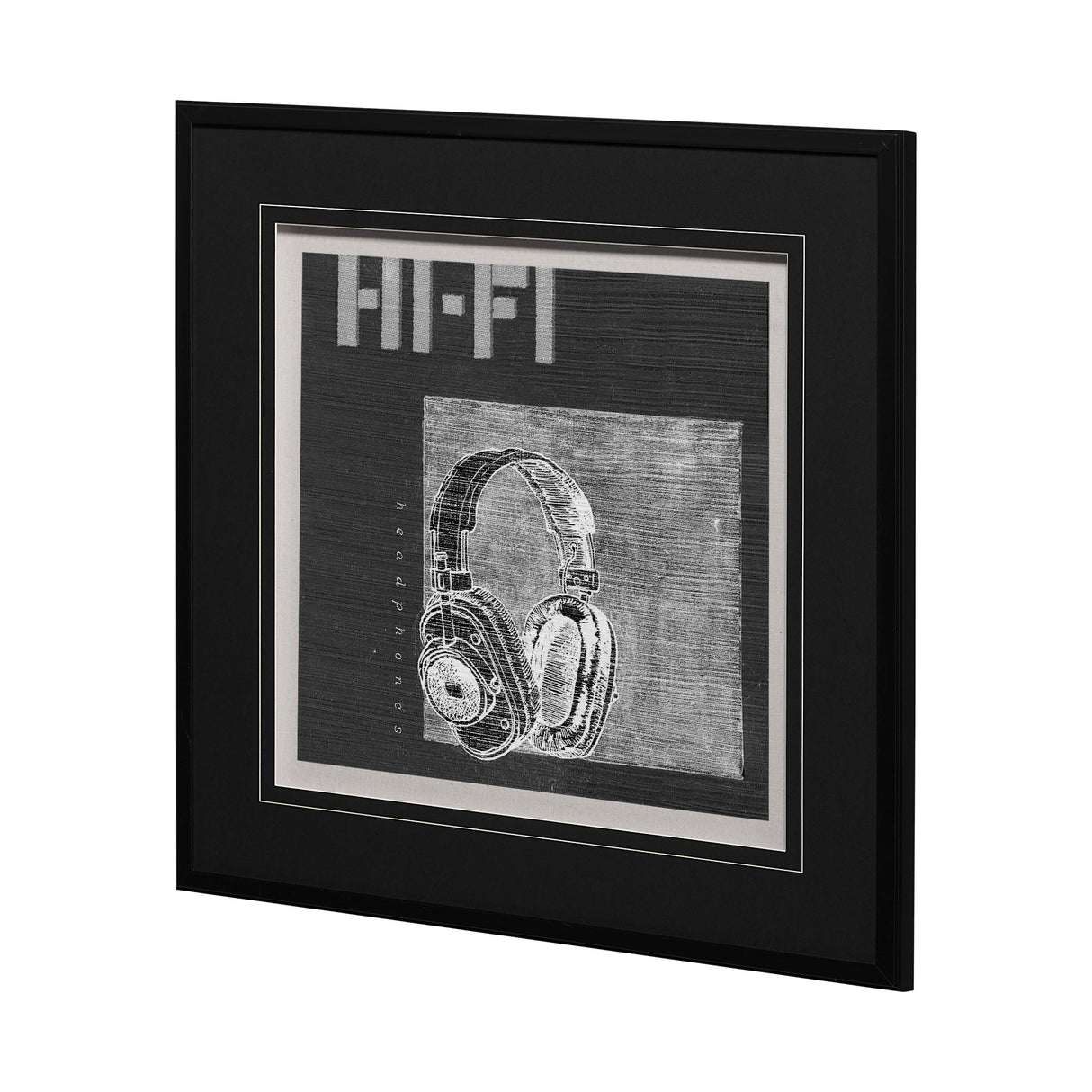 Retro Tone II by Alarm a Hand Embellished Textured Framed Art Print Matted under Glass from Mercana - Luna Furniture