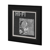 Retro Tone II by Alarm a Hand Embellished Textured Framed Art Print Matted under Glass from Mercana - Luna Furniture