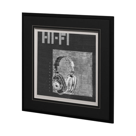 Retro Tone II by Alarm a Hand Embellished Textured Framed Art Print Matted under Glass from Mercana - Luna Furniture