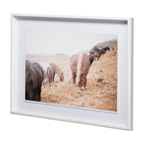 Horses of Hofn II by Laura Marshall a Framed Photo Art Print Matted under Glass from Mercana - Luna Furniture