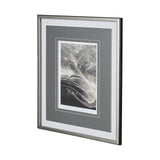 Greek Pitch I by Gabrielle Campbell a Hand Embellished Textured Framed Art Print Matted under Glass from Mercana - Luna Furniture