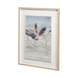 Flamingo II by Mercana Studio a Hand Embellished Textured Framed Art Print Matted under Glass from Mercana - Luna Furniture