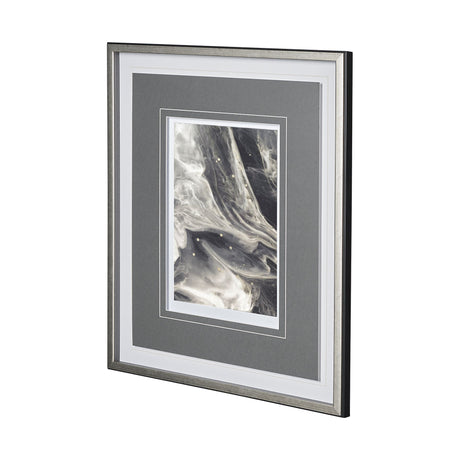Greek Pitch II by Gabrielle Campbell a Hand Embellished Textured Framed Art Print Matted under Glass from Mercana - Luna Furniture