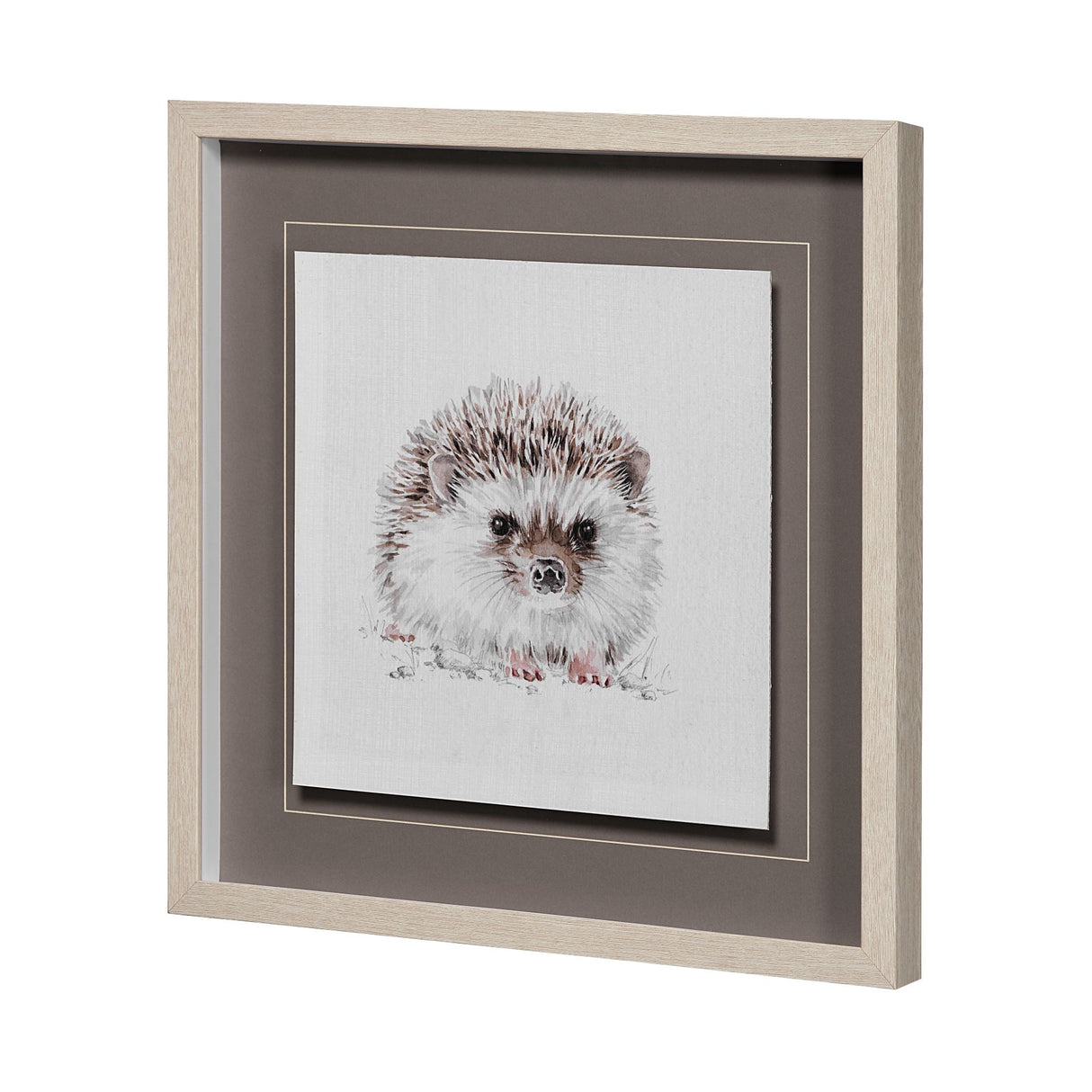 Forest Friends VII (HedgeHog) by Lisa Audit Hand Embellished Framed Art Print Matted under Glass from Mercana - Luna Furniture