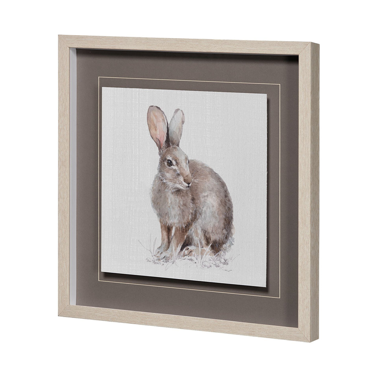 Forest Friends VIII (Hare) by Lisa Audit Hand Embellished Framed Art Print Matted under Glass from Mercana - Luna Furniture