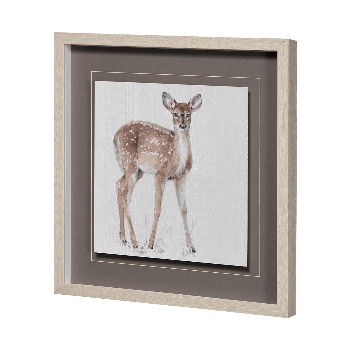Forest Friends XII (Deer) by Lisa Audit Hand Embellished Textured Framed Art Print Matted under Glas from Mercana - Luna Furniture