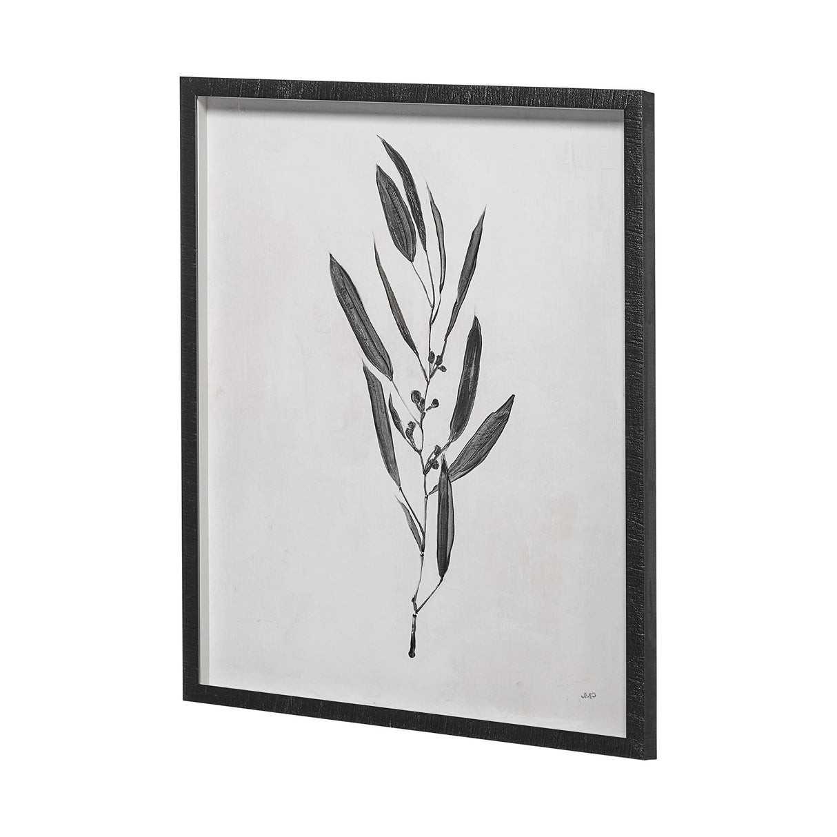 Botanical Study I by Julia Purinton a Hand Embellished Textured Framed Art Print Matted under Glass from Mercana - Luna Furniture
