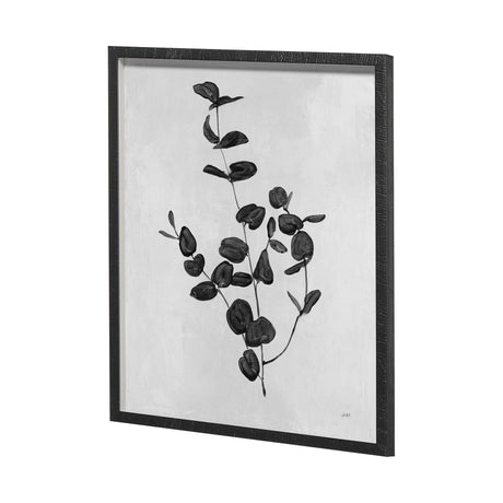 Botanical Study II by Julia Purinton a Hand Embellished Textured Framed Art Print Matted under Glass from Mercana - Luna Furniture
