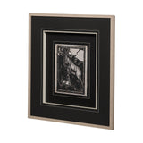 Linocut I by Mercana Studio a Hand Embellished Textured Framed Art Print Matted under Glass from Mercana - Luna Furniture