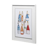 Watercolor Buoys I by Jenifer Paxton Parker a Framed Art Print Matted under Glass from Mercana - Luna Furniture