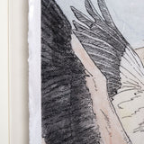 Flamingo I by Mercana Studio a Hand Embellished Textured Framed Art Print Matted under Glass from Mercana - Luna Furniture