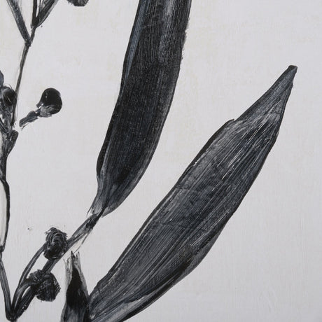 Botanical Study I by Julia Purinton a Hand Embellished Textured Framed Art Print Matted under Glass from Mercana - Luna Furniture