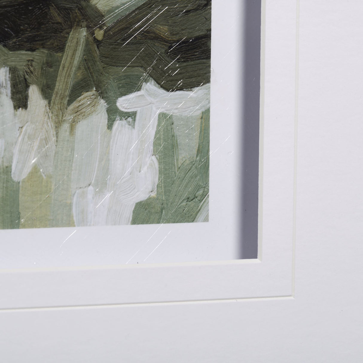 House on a Hill I by Emma Scarvey a Hand Embellished Textured Framed Art Print Matted under Glass from Mercana - Luna Furniture
