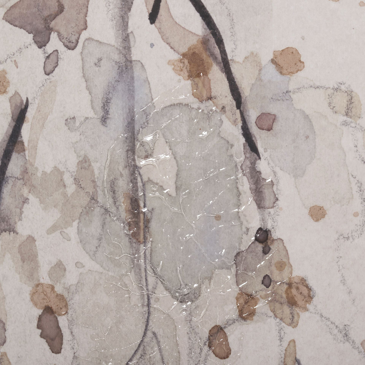 Casual Shade I by Samuel Dixon a Hand Embellished Textured Framed Art Print Matted under Glass from Mercana - Luna Furniture