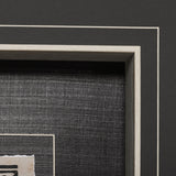Linocut IV by Mercana Studio a Hand Embellished Textured Framed Art Print Matted under Glass from Mercana - Luna Furniture