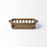 Louis Set of 2 Natural Wood Slated Nesting Trays from Mercana - Luna Furniture