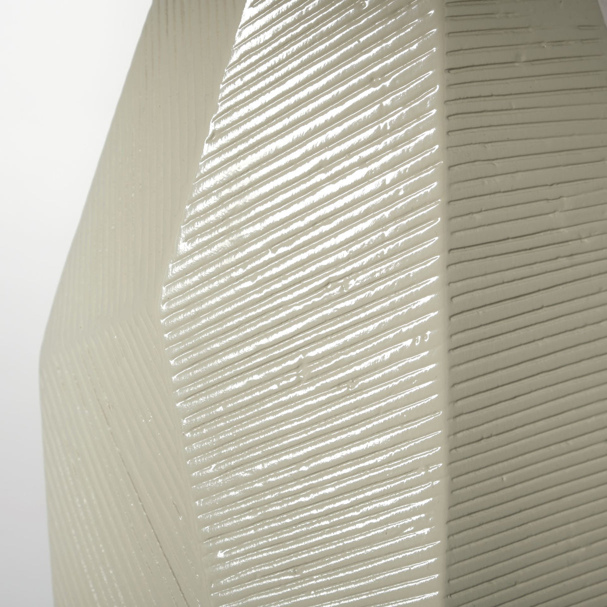 Piven (29.5"H) Beige Ceramic Base White Linen Shade Table Lamp from Mercana - Luna Furniture