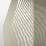 Piven (29.5"H) Beige Ceramic Base White Linen Shade Table Lamp from Mercana - Luna Furniture