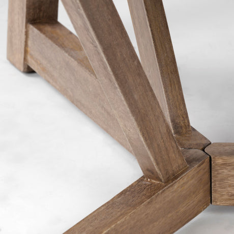 Legolas I 60" Round Brown Solid Wood Top & Base Dining Table from Mercana - Luna Furniture