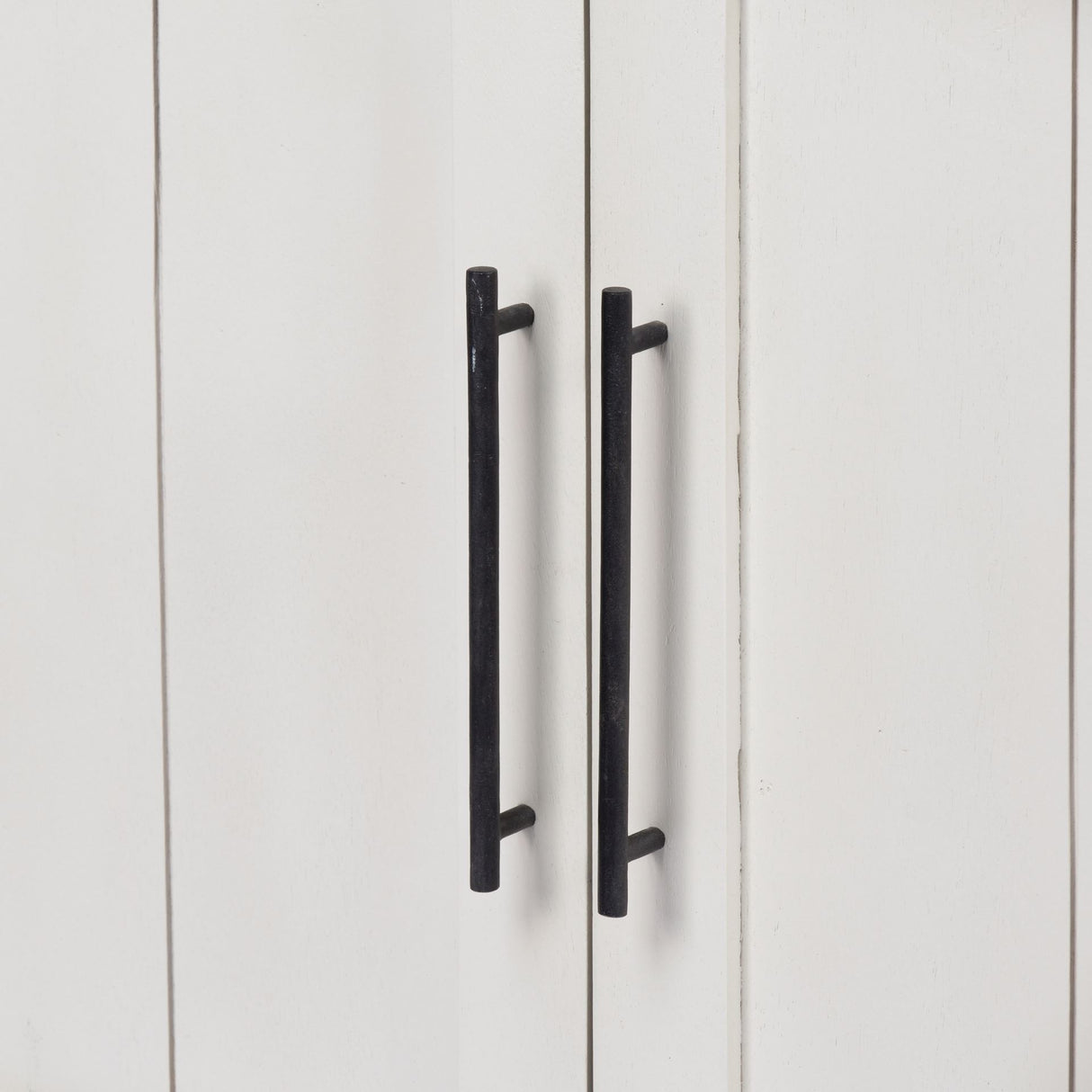 Fairview I White and Medium Brown Wood Three Shelf Shelving Unit from Mercana - Luna Furniture