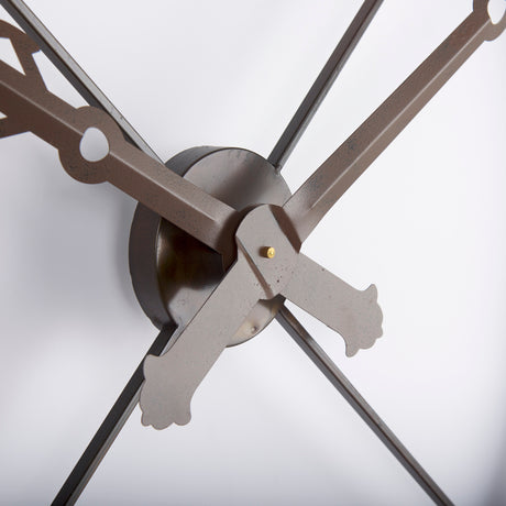 Newcastle 56.5" Giant Oversize Industrial Wall Clock from Mercana - Luna Furniture
