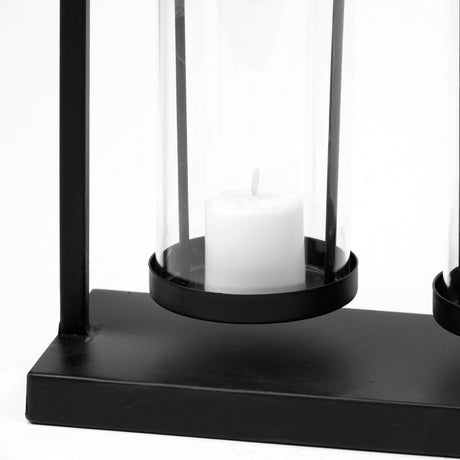 Erlen Black Metal Hanging Votive Five Candle Table Candle Holder from Mercana - Luna Furniture