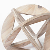 Bellatrix II (Large) 7L x 7W Natural Decorative Wooden Sphere from Mercana - Luna Furniture
