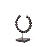 Tulane I (Small) 9L x 5W Black Beaded Broken Sphere Decorative Object from Mercana - Luna Furniture