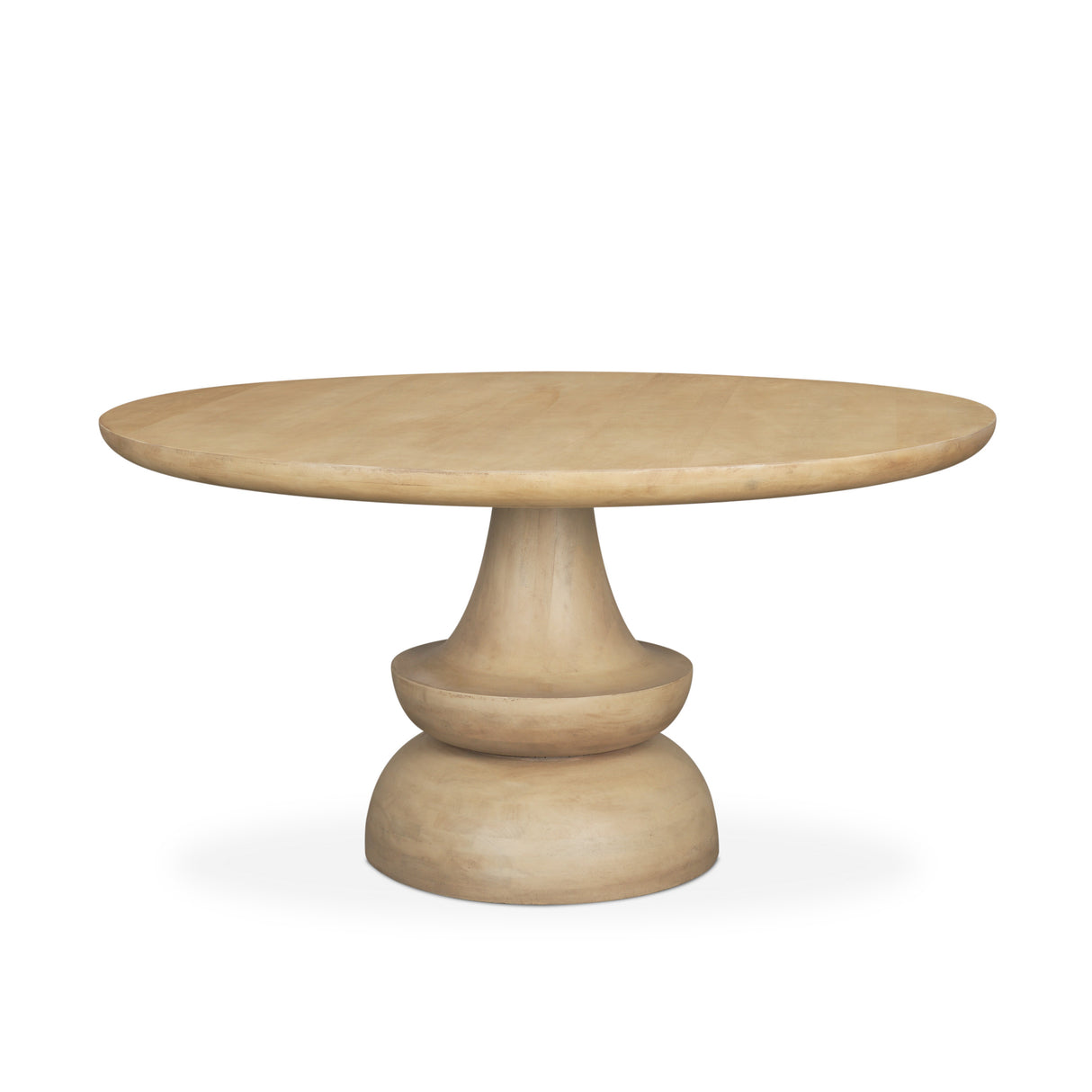 Crossman 60" Round Blonde Solid Wood & Base Dining Table from Mercana - Luna Furniture