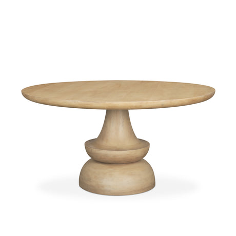 Crossman 60" Round Blonde Solid Wood & Base Dining Table from Mercana - Luna Furniture