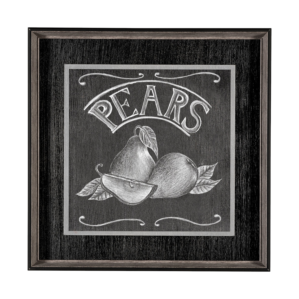 Farm Fresh Pears by Mercana Studio a Hand Embellished Textured Framed Art Print from Mercana - Luna Furniture