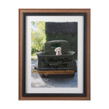 Get Out of Dodge Hunter Green by Mercana a Hand Embellished Framed Photo Art Print Matted under Glas from Mercana - Luna Furniture