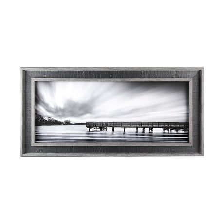 Calm by D Burt a Hand Embellished Textured Framed Photo Art Print Matted under Glass from Mercana - Luna Furniture