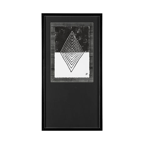 Diamond by Studio M a handmade Original Framed Artwork under Glass from Mercana - Luna Furniture