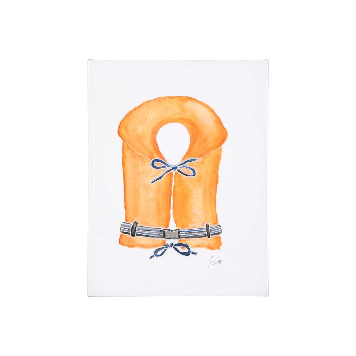 Lifejacket II by Mercana Studio a Hand Embellished Textured Canvas from Mercana - Luna Furniture