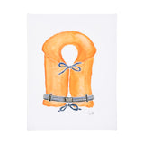 Lifejacket II by Mercana Studio a Hand Embellished Textured Canvas from Mercana - Luna Furniture