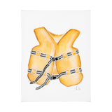 Lifejacket I by Mercana Studio a Hand Embellished Textured Canvas from Mercana - Luna Furniture
