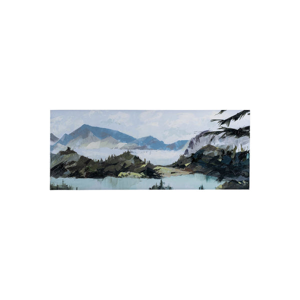 Vista II by Mercana Studio a Hand Embellished Textured Canvas