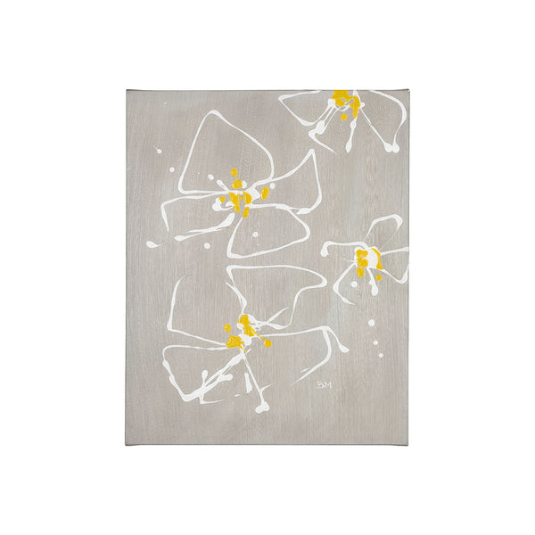 Blossom III by Mercana Studio a Hand Embellished Textured Canvas