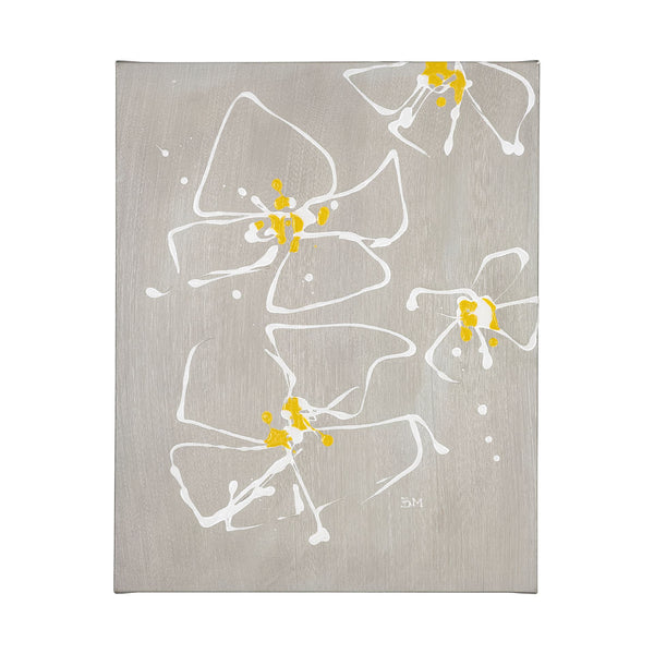 Blossom III by Mercana Studio a Hand Embellished Textured Canvas