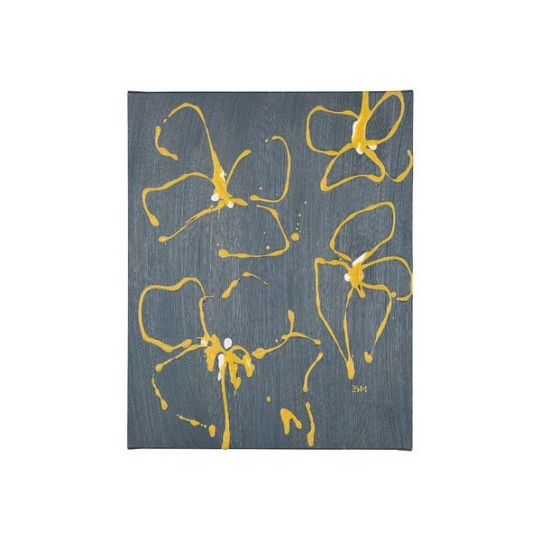 Blossom II by Mercana Studio a Hand Embellished Textured Canvas